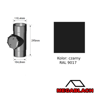 GAMRAT PVC Rewizja 110mm - CZARNY